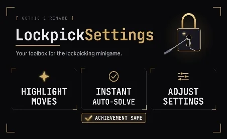 Gothic 1 Remake LockpickSettings Mod v3.1.0